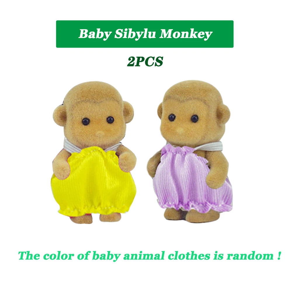 Zajček lutka 1/12 – mikro lutkovna hiška, jelenček, ovčka, slon, veverica – kuhinjski set, mini pohištvo