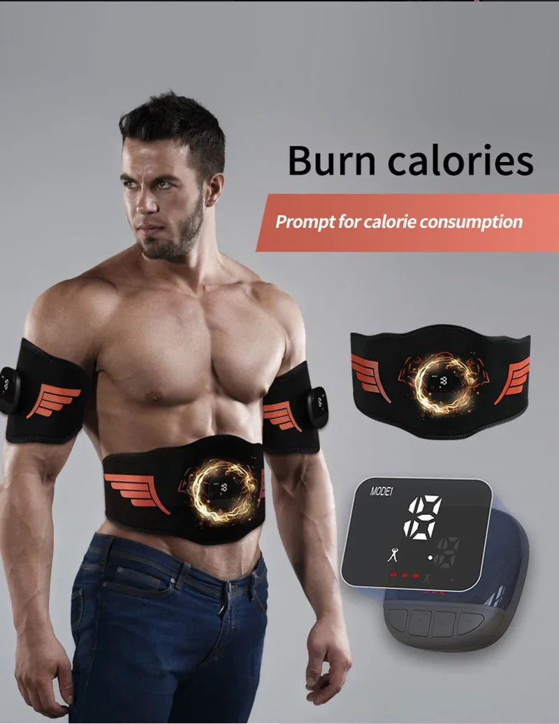 EMS stimulator mišic – trener trebuha, rok in nog za vadbo, izgubo teže in oblikovanje telesa doma