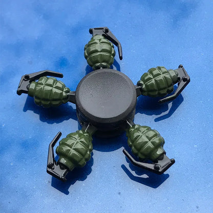 Trpežen kovinski fidget spinner | Antistres zabava za otroke in odrasle