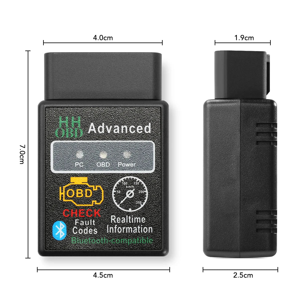 ELM327 Bluetooth OBD2 diagnostično orodje – brezžični avto skener za VW Polo, Golf, Passat, Beetle in druge modele