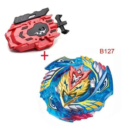 NOVO Beyblade Burst Sparking z izstreljevalcem – Metalni Booster Bay Starter Blade – Igrače za boj Beyblade