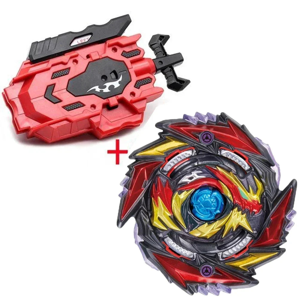 NOVO Beyblade Burst Sparking z izstreljevalcem – Metalni Booster Bay Starter Blade – Igrače za boj Beyblade