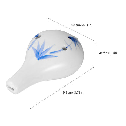 Majhna keramična ocarina – mini alt C, prenosni glasbeni instrument za pare, idealno darilo za začetnike in ljubitelje glasbe