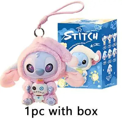 Plišasta lutka Stitch – obesek iz serije "Eat Something Before Sleep", skrivnostna igrača 15 cm