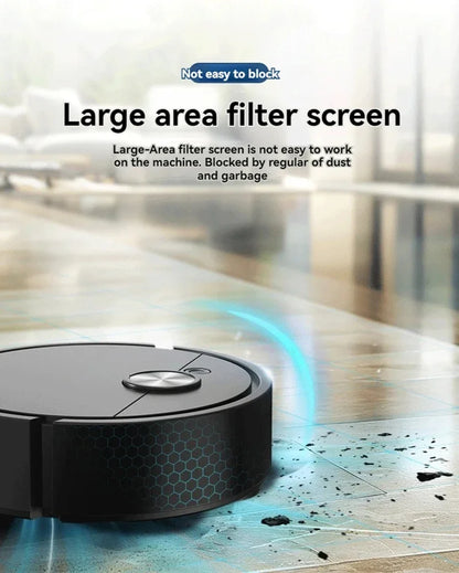 Pametni 3-v-1 robotski sesalnik in čistilec – sesanje, pometanje in mokro čiščenje z močjo 4000 Pa