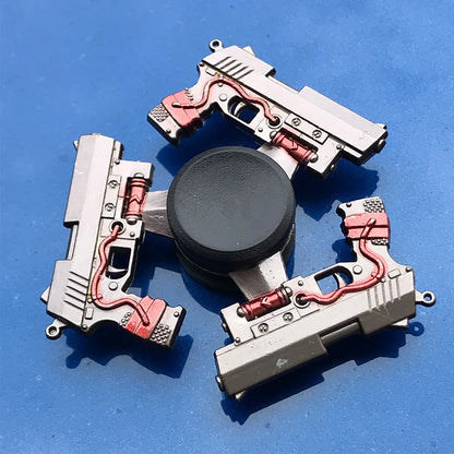 Trpežen kovinski fidget spinner | Antistres zabava za otroke in odrasle