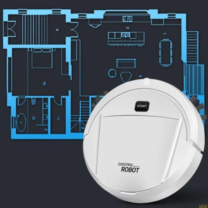 A0NC 3-v-1 pametni robotski sesalnik – sesanje, pometanje in mokro čiščenje – učinkovit in tih pomočnik za vsak dom