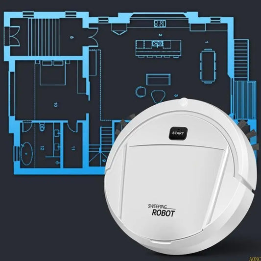 A0NC 3-v-1 pametni robotski sesalnik – sesanje, pometanje in mokro čiščenje – učinkovit in tih pomočnik za vsak dom