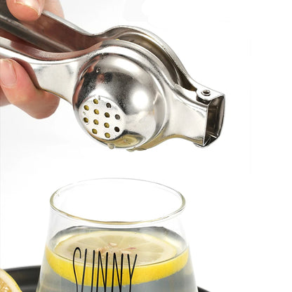 Profesionalni ročni stiskalnik za limone iz nerjavečega jekla – kuhinjski citrusni preša za limone, limete in pomaranče