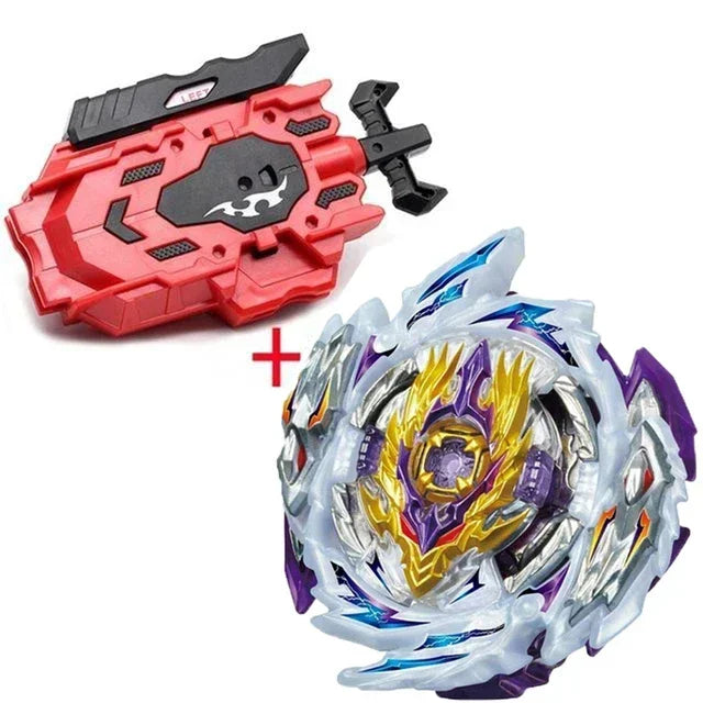 NOVO Beyblade Burst Sparking z izstreljevalcem – Metalni Booster Bay Starter Blade – Igrače za boj Beyblade