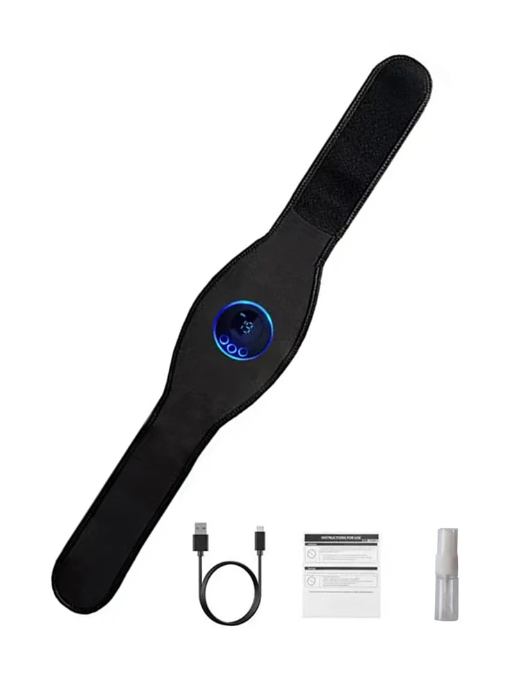 Nov EMS stimulator mišic – USB električni pas za trebušne mišice, vibracijska masaža pasu in trebuha za izgubo teže in toniranje telesa