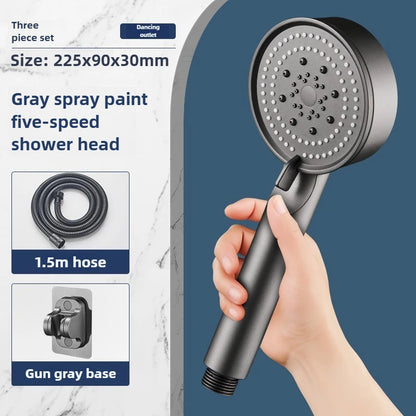 Ročni tuš s 5 načini pršenja – visok pritisk, varčna poraba vode, enostavna montaža