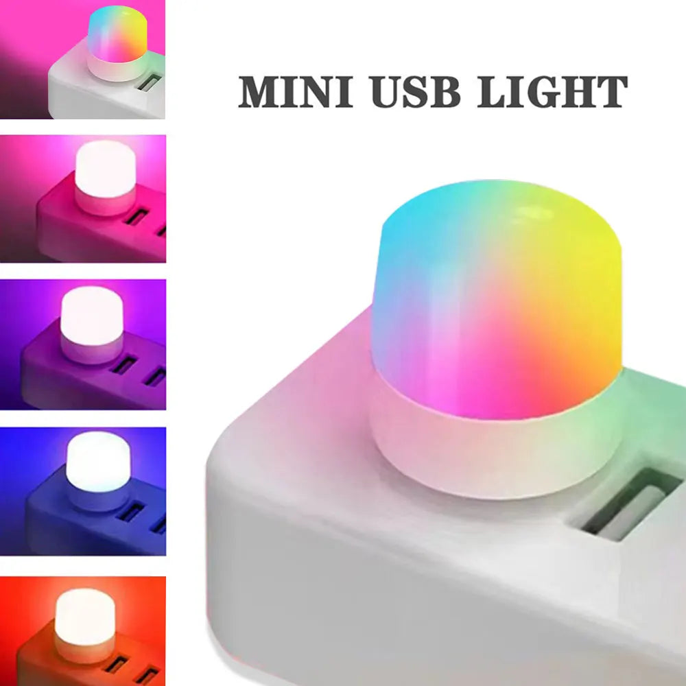 5 kosov USB LED svetilk – 5V 1W, super svetle, varne za oči, za branje, računalnik, mobilno polnjenje, nočna svetloba za dom