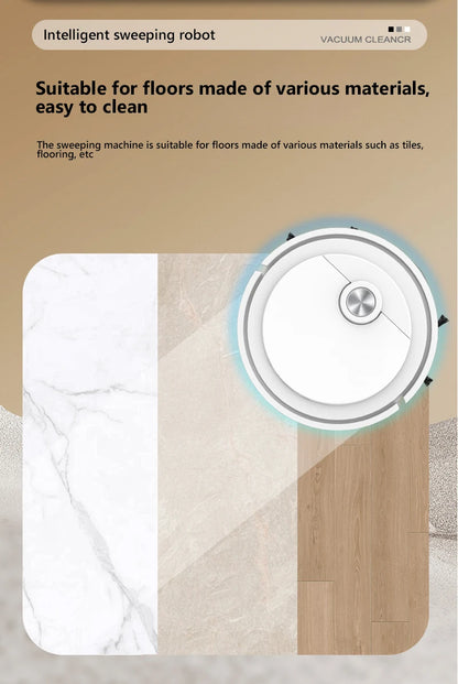 Midea 3-v-1 pametni robotski sesalnik – sesanje, pometanje in mokro čiščenje z močjo 6000Pa