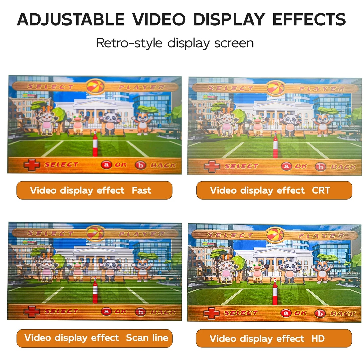 Retro 4K Igralna Konzola z 2 brezžičnima kontrolerjema – 64GB, 15.000+ iger | Popolno darilo