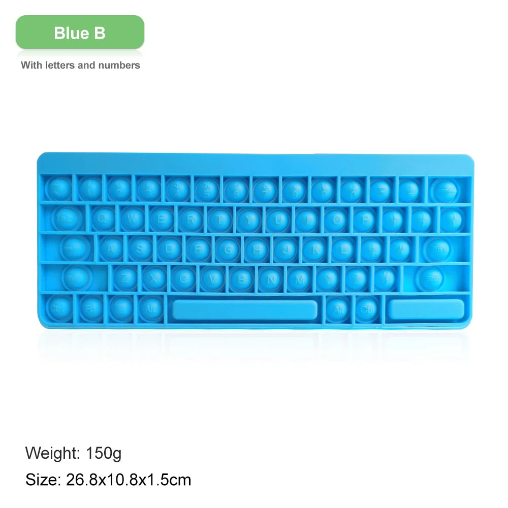 Pop It bubble tipkovnica | Antistres igrača za otroke in odrasle