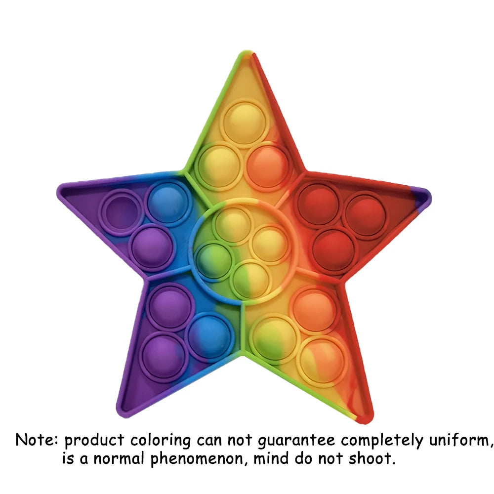 Rainbow Pop Bubble Sensory Toy | Sproščanje stresa in zabava